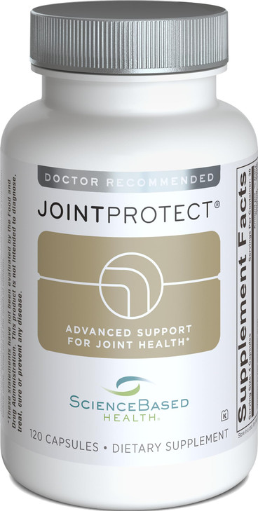 ScienceBased Health JointProtect  Advanced Joint Support with Glucosamine Sulfate, Boswellia (30% AKBA), Longvida Curcumin, FruiteX-B, & Vitamin C 