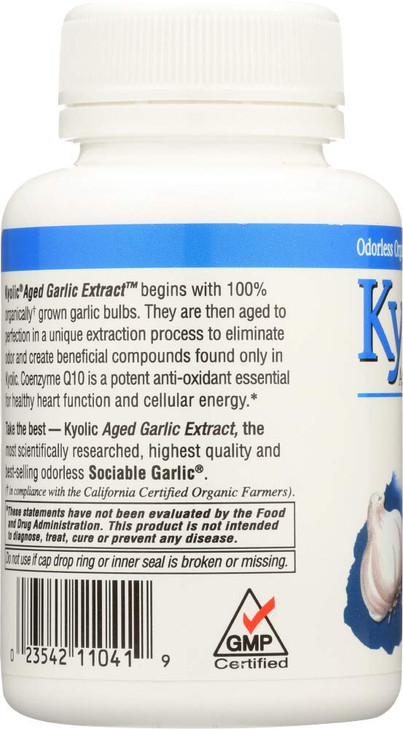 Garlic Extract w/ Co-Q-10 Formula 110, 100 caps