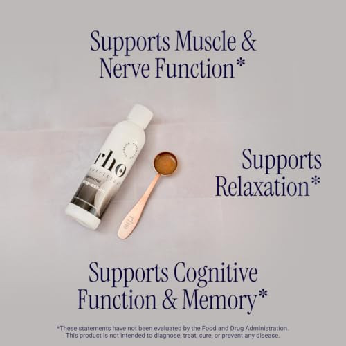 Rho Nutrition Liposomal Magnesium - High Absorption Liquid Magnesium Bisglycinate Vitamin Supplement - Supports Muscle Recovery, Relaxation, Memory &