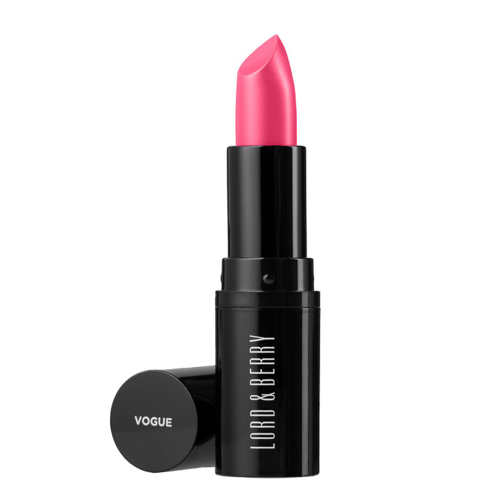 Lord and Berry Vogue Matte Lipstick - Rich, Highly Pigmented Lip Color - Infused with Papaya and Orchid Extracts - 7608 60s Pink - 0.81 oz