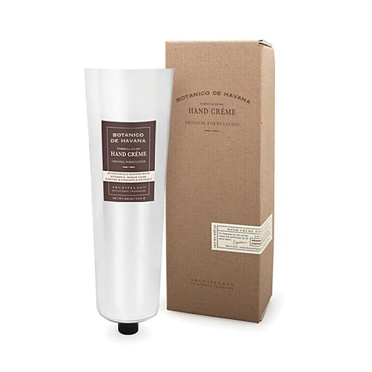 Archipelago Botanicals Botanico de Havana Hand Crème, Rich and Lightly Scented Hand Lotion for Dry Skin, Cuticles and Rough Spots, Premium Plant Extr
