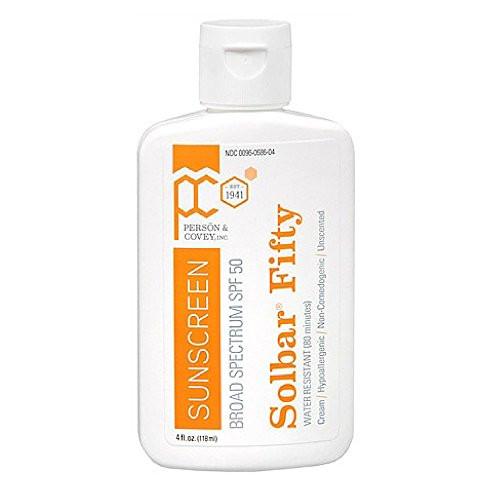 Solbar PF Sunscreen Cream SPF 50 4 oz (Pack of 2)