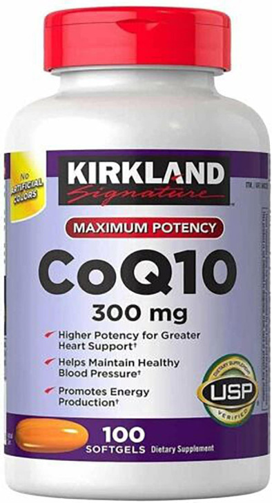 Kirkland Signature CoQ10 300mg 100 Softgels