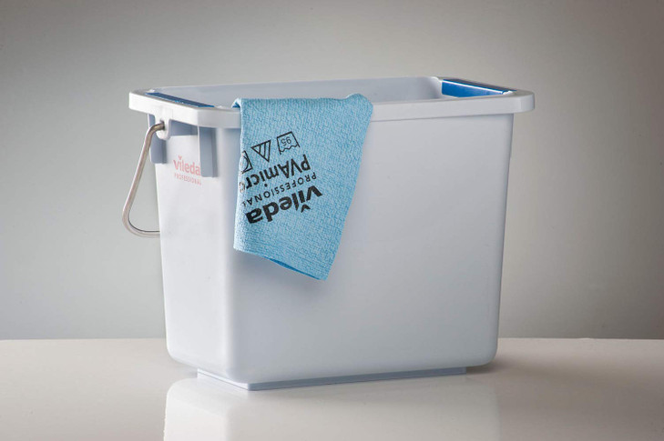 Vileda Professional | PVA Microfiber Cloth | All Purpose Cleaning Shammy | Synthetic Chamois Towel | Smooth & Absorbent Materials | 5 Pack Blue