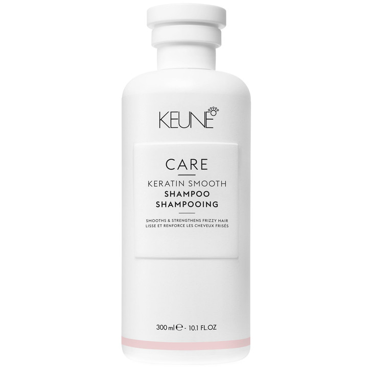 KEUNE Care Keratin Smoothing Shampoo, Frizz-Control & Moisturizing Cleanser for Smoother Hair, 10.1 Fl Oz