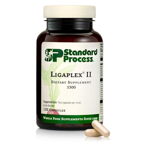 Standard Process Ligaplex II - Joint & Bone Support - Manganese Supplement with Vitamin B12, A & D - Skeletal System & Joint Support Supplement - 150