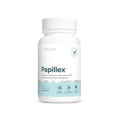Papillex Dietary Supplement Tablets All Natural Immune Support - Immunity Defense - Best Immune System Booster - Organic 60 Capsules Bottle (Single B