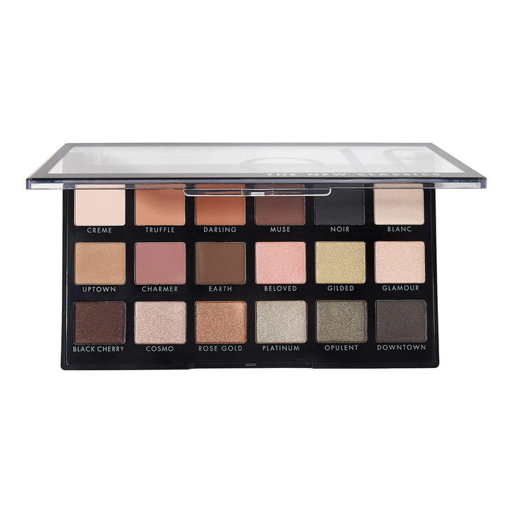 e.l.f. The New Classics 18 Eyeshadow Palette Set, Neutral Tones, (Matte,Shimmer,Satin) 0.634 Ounce