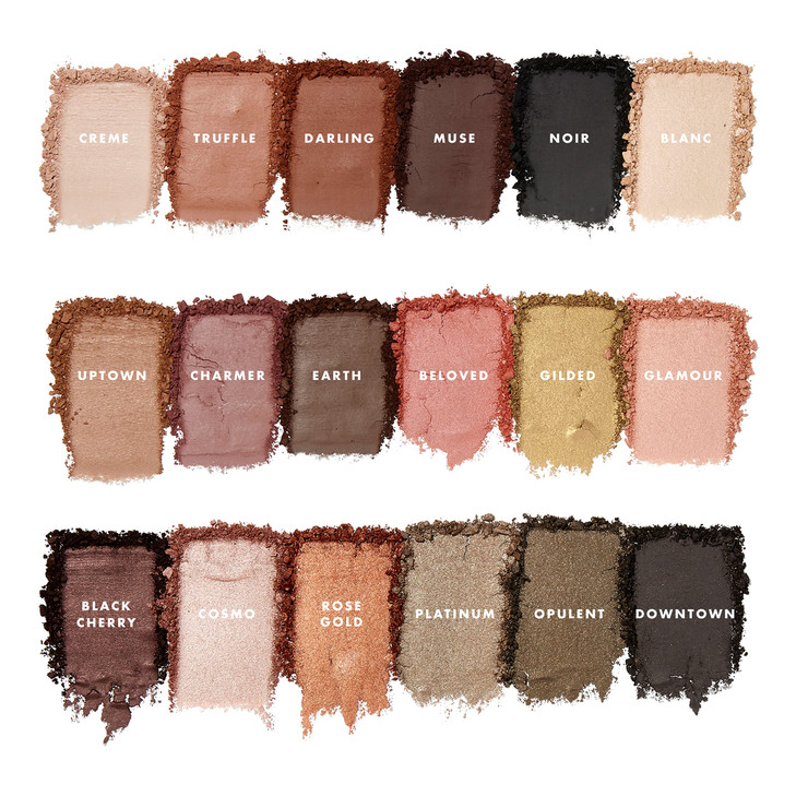 e.l.f. The New Classics 18 Eyeshadow Palette Set, Neutral Tones, (Matte,Shimmer,Satin) 0.634 Ounce