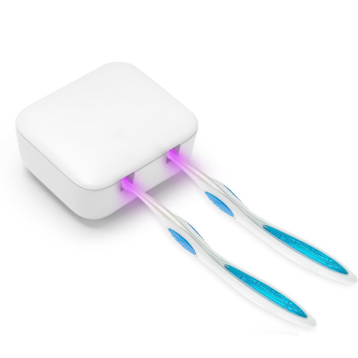TAISHAN UV Toothbrush Case Sanitizer?Rechargeable Portable Mini Toothbrush Holder with Mirror,Kills 99.9% of Germs?Fits All Toothbrushes for Electric