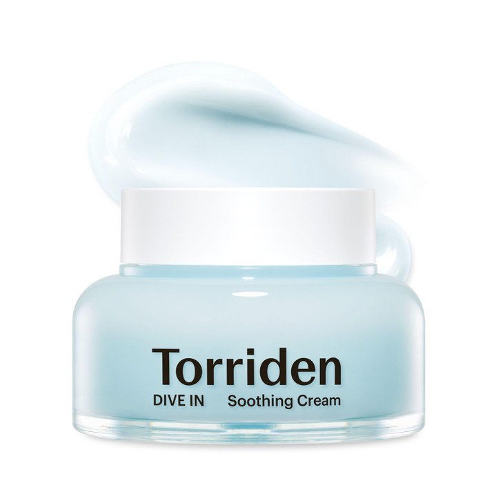 Torriden DIVE IN Hyaluronic Acid Soothing Cream 100ml (3.38 fl. oz) | Revitalizing Facial Moisturizer for Sensitive and Dry Skin | Hyaluronic Acid, P