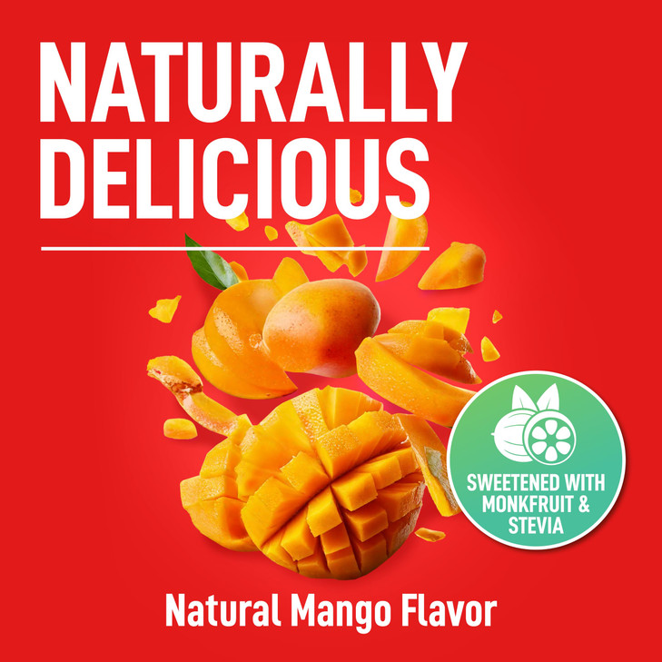 Keppi Electrolytes Powder Packets  Mango Flavor 30 Servings  No Sugar Hydration Supplement with Potassium, Magnesium, Sodium  Keto, Vegan, Fasting