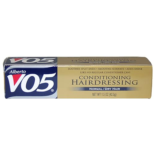 Alberto VO5 Conditioning Hairdressing for Normal/Dry Hair  Smooths Flyaways, Adds Shine, Controls Split Ends, 1.5 oz (Pack of 6)