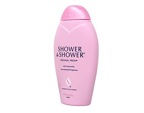 Shower to Shower Body Powder Original Fresh 8 oz (Pack of 4)