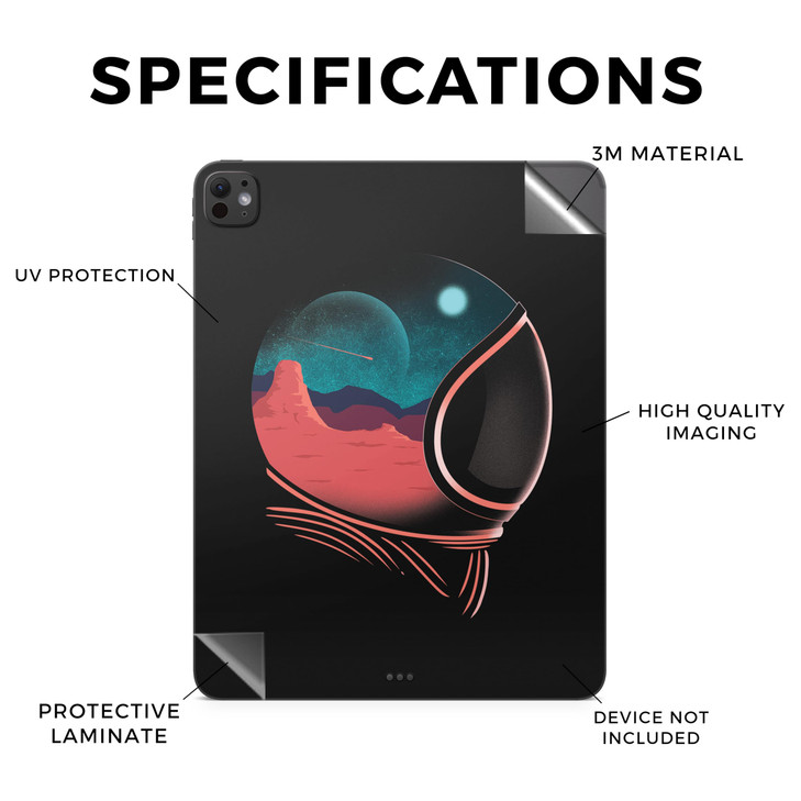 Skin Compatible with Apple iPad Pro 11 (M4) 2024 - Space Adventure - Premium 3M Vinyl Protective Wrap Decal Cover - Easy to Apply | Crafted in The US