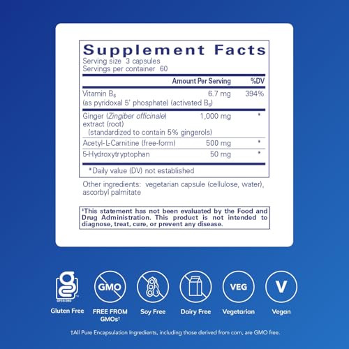 Pure Encapsulations MotilPro | Hypoallergenic Dietary Supplement to Promote Healthy Gut Motility* | 180 Capsules