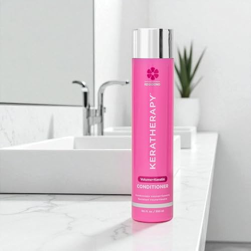 Keratherapy Keratin Infused Volume Conditioner, 10.1 fl. oz., 300 ml - Thin Hair Conditioner for Volume & Thickening - With Hemp Seed Oil, Indian Lau