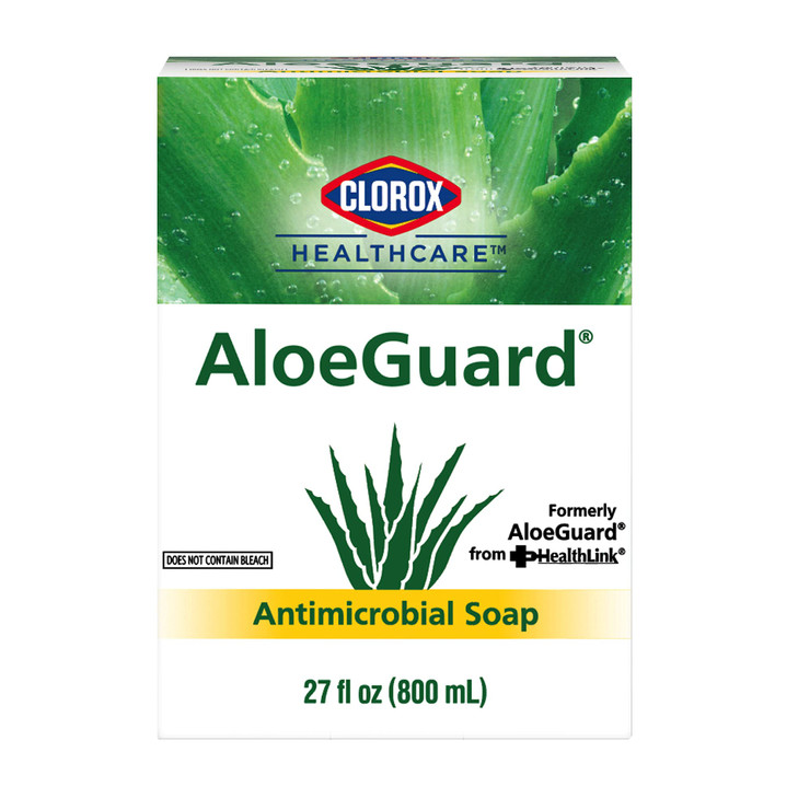 Clorox Healthcare AloeGuard Antimicrobial Hand Soap Refill Bag - Liquid Hand Wash with Aloe Vera and Vitamin E for Everyday Use to Soothe & Moisturiz