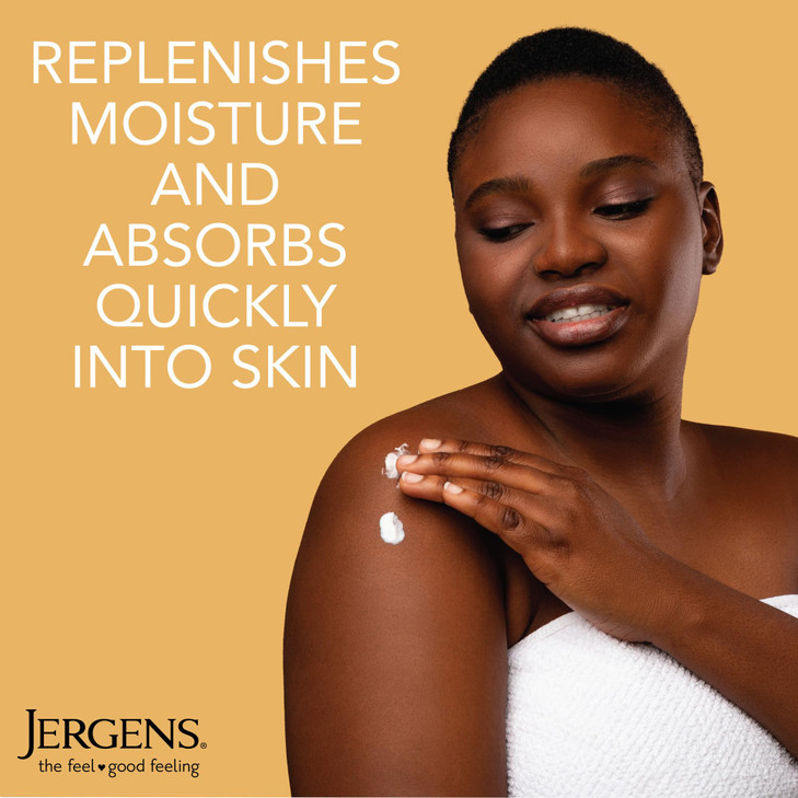 Jergens Skin Firming Body Lotion for Dry to Extra Dry Skin, Skin Tightening Cream with Collagen and Elastin, Dermatologist Tested, Hydralucence Blend