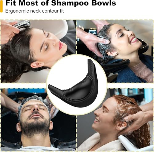 AISEELY Shampoo Bowl Neck Rest for Salon, Salon Shampoo Neck Rest Cushion, Professional Shampoo Bowl Neck Cushion, Silicone Salon Sink Neck Rest for