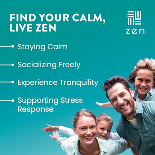 WellPath Zen Stress Relief Supplement + Mood Support | Calm, Stress & Energy Support | Ashwagandha Root, Rhodiola Rosea, L-Theanine, Lemon Balm | Her