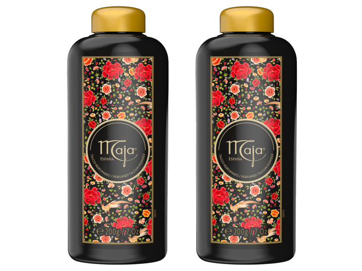 Maja Perfumed Talcum Powder-Talco Perfumado 7 oz. 2-PACK