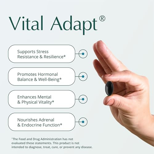 Natura Health Products Vital Adapt Supplement - Daily Nourishing Adaptogenic Tonic for Endocrine Function Support - Featuring Rhodiola, Ashwagandha,