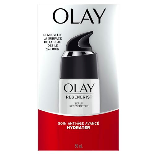 Olay Serum, Regenerist Light Gel Face Mousturizer, Anti-Aging, Anti-Wrinkle, Hydrating, Firming, Smoothening, Improves Fine Lines and Elasticity - Am