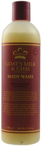 NUBIAN HERITAGE BODY WASH,GOATS MLK&CHAI, 13 FZ , 2 pack