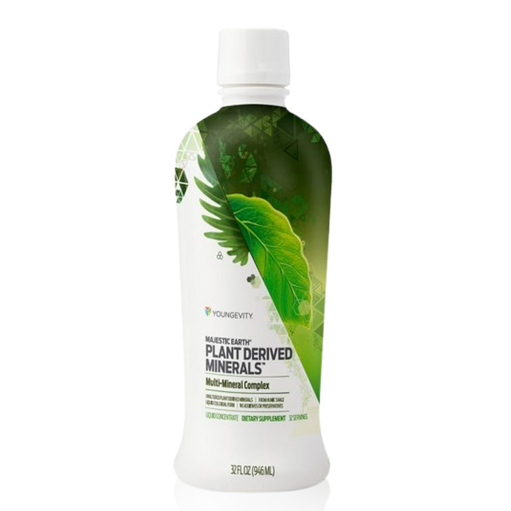 Youngevity Plant Derived Minerals Multi-Mineral Complex | Made from Humic Shale | Liquid Colloidal Form | 32 Servings (32 Fluid Oz (Pack of 1))