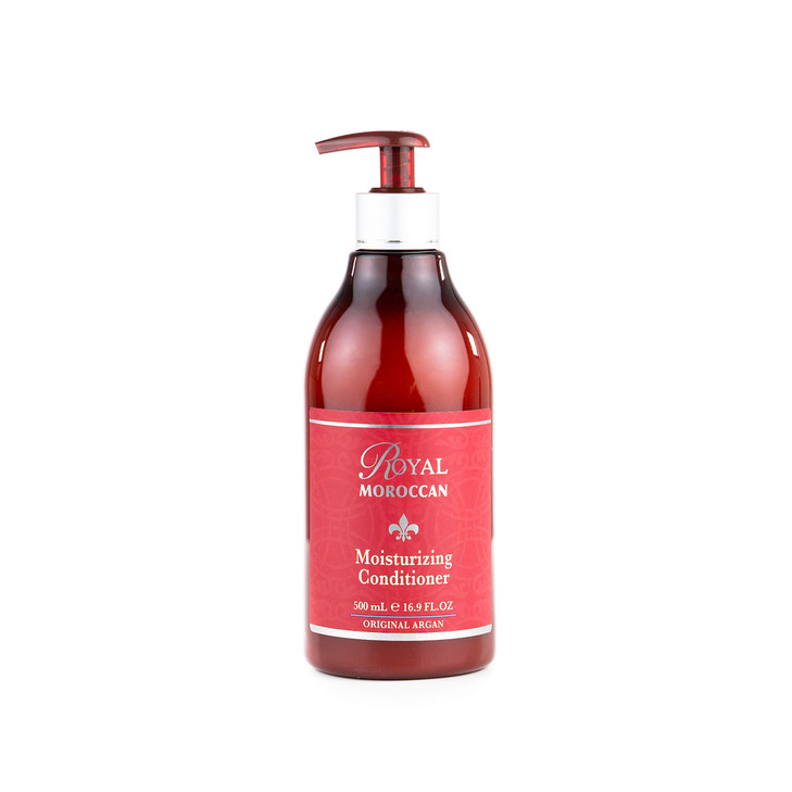 Royal Moroccan Moisturizing Conditioner Hair Products - Moisturizing Conditioner For Dry and Colored Hair 500 ml 16.9 fl.oz, Base of Moroccan Argan o