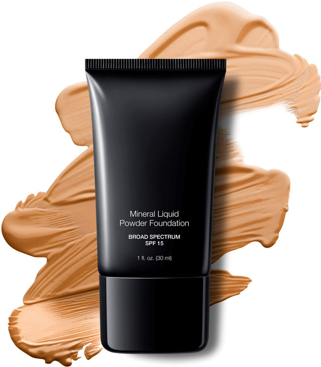 Jolie Mineral Liquid Powder Foundation SPF 15 1 Fl. Oz. Hypoallergenic - For All Skin Types (Natural Beige)