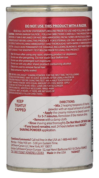 Magic Shaving Powder Red 5 Ounce Extra-Strength (145ml) (2 Pack)