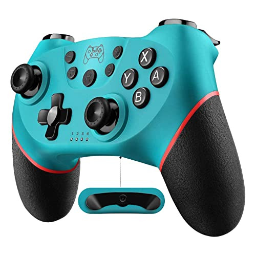 Diswoe Controller for Switch, Wireless Pro Controller for Switch 2/Switch/Switch Lite/Switch OLED, Remote Gamepad with Joystick, Adjustable Turbo Vib