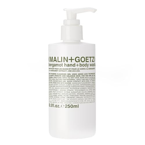 MALIN+GOETZ Hand + Body Wash | Gentle Foaming Cleanser with Botanical Extracts and Amino Acids | Hydrating, pH-Balanced, Unisex Scent | Vegan & Cruel