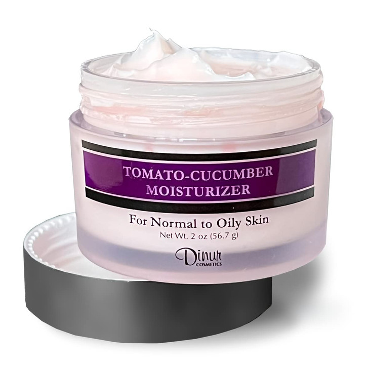 Dinur Cosmetics Tomato Cucumber Moisturizer 2 Oz, Hydrating Face Moisturizer to Nourish Dry Skin Face Cream to Minimize Wrinkles Tighten Pores & Bala