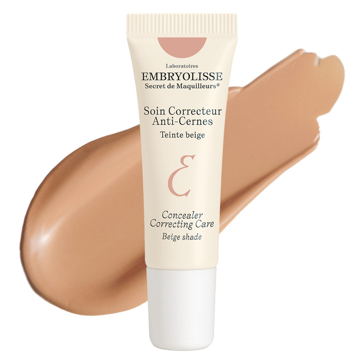 Embryolisse Concealer Correcting Skincare, Beige, Covers Dark Circles & Puffiness, Hydrating Under Eye Makeup with Age-Defying Vitamin B3 & E, 0.27 F