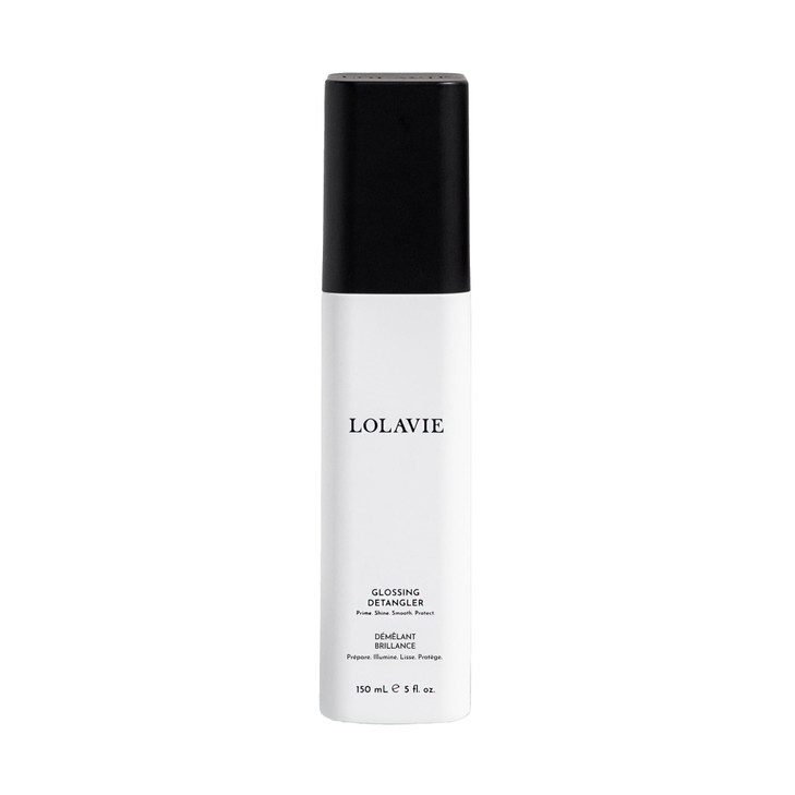 LolaVie Glossing Detangler - 5 oz - Delivers 15x Softer, Smoother Hair & 99% Reduction in Flyaways - 450-Degree Heat Protectant - Color Safe - All Ha