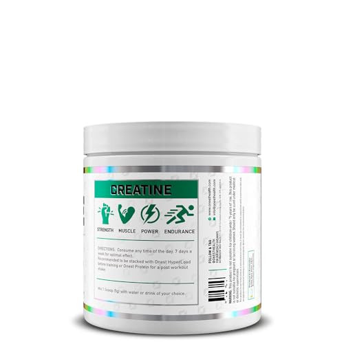ONEST 150g (30 Servings) Micronized Creatine Monohydrate Powder  5g per Serving Unflavoured Creatine Powder for Muscle Gain with Gluten-Free & GMO-F