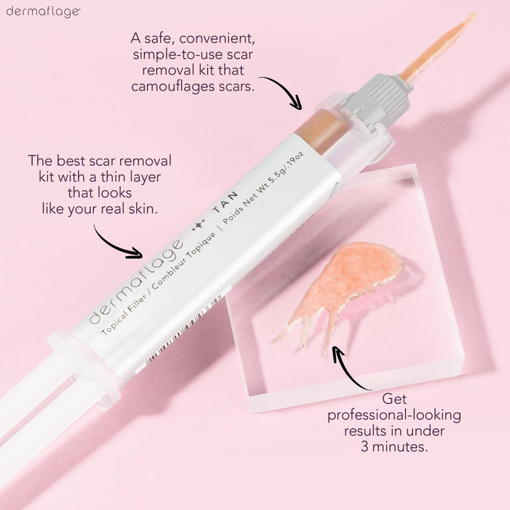 Dermaflage Scar Filler, Refill Applicator