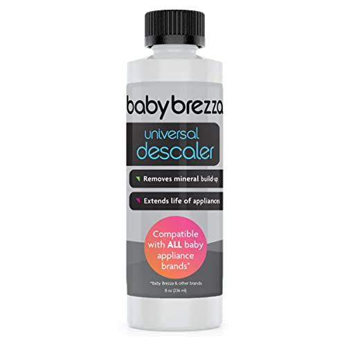 Baby Brezza Descaler 8 oz. Made in USA. Universal Descaling Solution for Baby Brezza and other baby appliances. Removes mineral build-up and extends