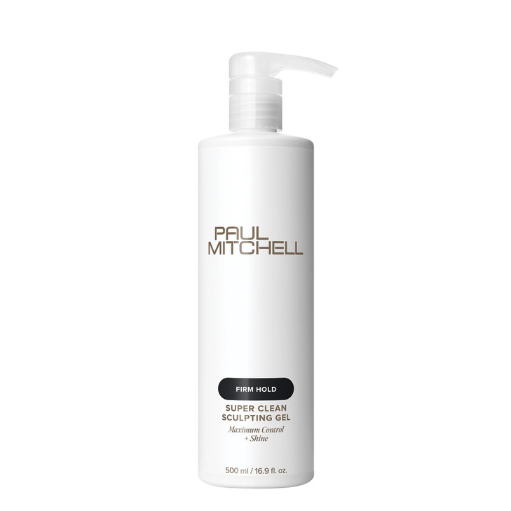 Paul Mitchell Super Clean Sculpting Gel, Firm Hold, Maximum Control + Shine, For All Hair Types, 16.9 fl oz