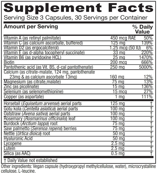Vitanica, Skin Assist, Skin Support, Vegan, 90 Capsules