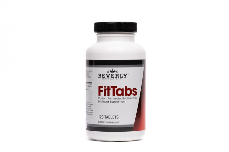 Beverly International Fit Tabs Daily Multi-Vitamin/Mineral with Iron Peptonate,120 Tablets. (30 Servings) Notice The Difference. Dont Miss Out on Th