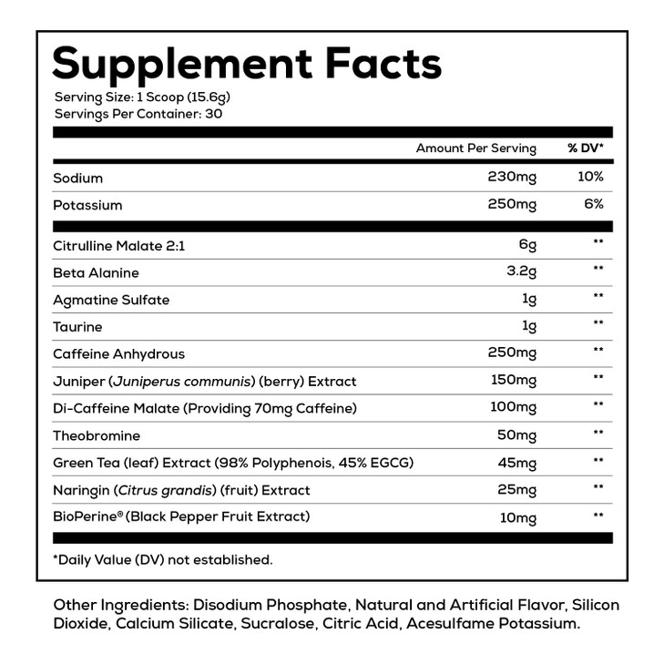 REDCON1 Total War Pre Workout, Cali Splash - Fast Acting Caffeinated Preworkout for Men + Women with Beta Alanine - Contains Citrulline Malate for In