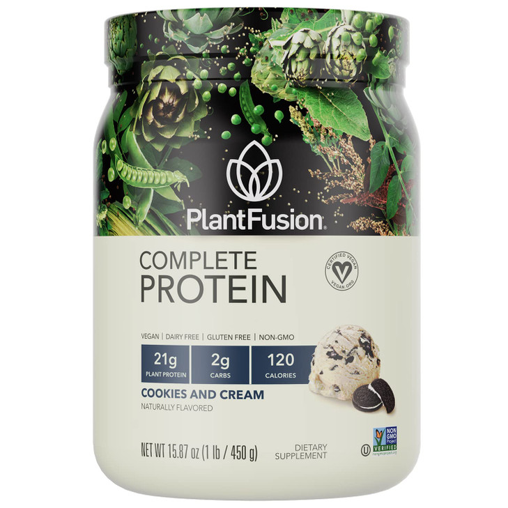 PlantFusion Complete Vegan Protein Powder - Plant Based Protein Powder With BCAAs, Digestive Enzymes and Pea Protein - Keto, Gluten Free, Soy Free, N