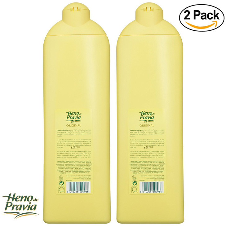 Heno de Pravia Shower Gel 22.5 Oz. 2-PACK Original