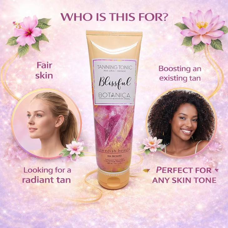 Swedish Beauty Blissful Botanica DHA Bronzer 8.5 ounce Tanning Bed Lotion
