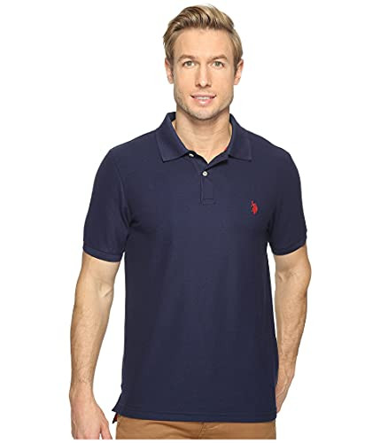 U.s. Polo Assn. Men's Ultimate Pique Polo, Classic Navy, M