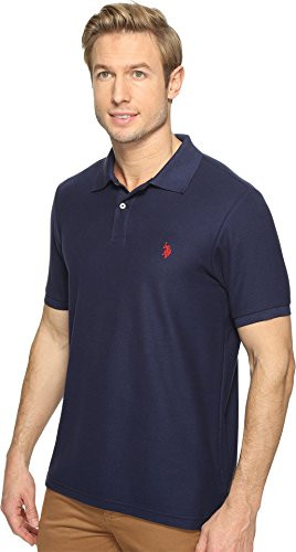 U.s. Polo Assn. Men's Ultimate Pique Polo, Classic Navy, M